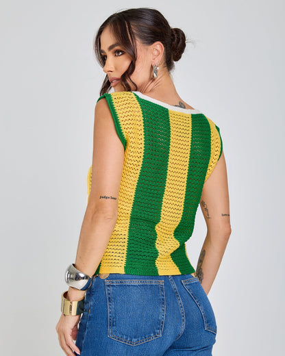 Regata Tricot Brasil — Brazilcore 2026 🇧🇷